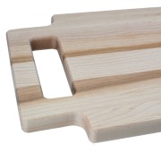 Unique cutting board with handle. Made with Hardwood