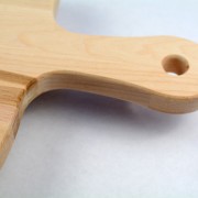 Crafted bread cutting board made from Canadian maple