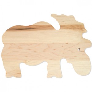 A moose cutting boards