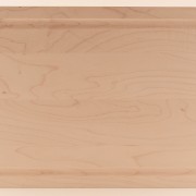 Maple cutting board with juice groove