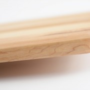 Utility Cutting Board maple side view. Made in Canada