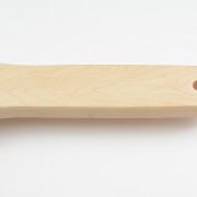 Wooden BBQ Grill Scraper with 1/4 hole.