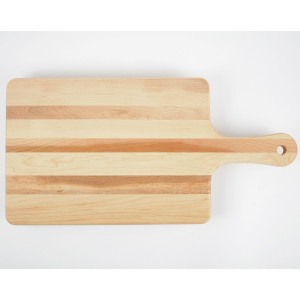 Large cheese board for serving. Made in Canada for hardwood maple