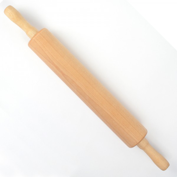 Large wooden rolling pin