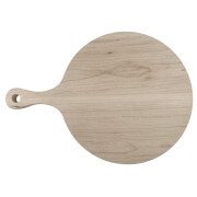 Pizza cutting board with handle