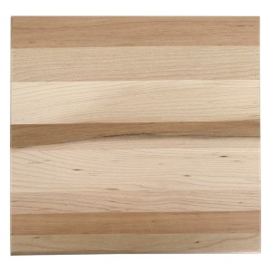 Image of a small carving board made from smooth wood, perfect for slicing and serving in the kitchen.